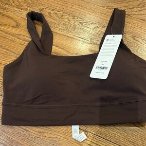CRZ YOGA Dark Brown Sports Bra